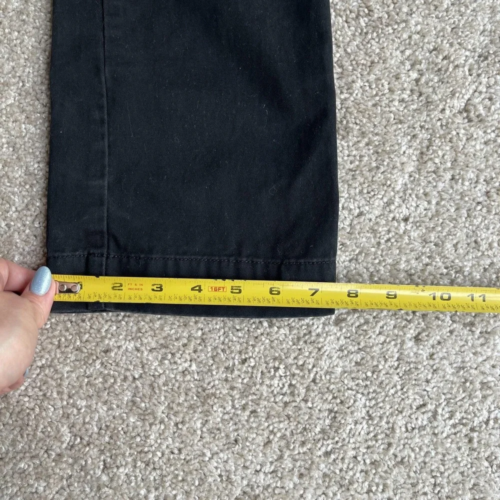 Polo Ralph Lauren Pants Boys 10 Black Chino Twill Cotton Casual Pockets School
